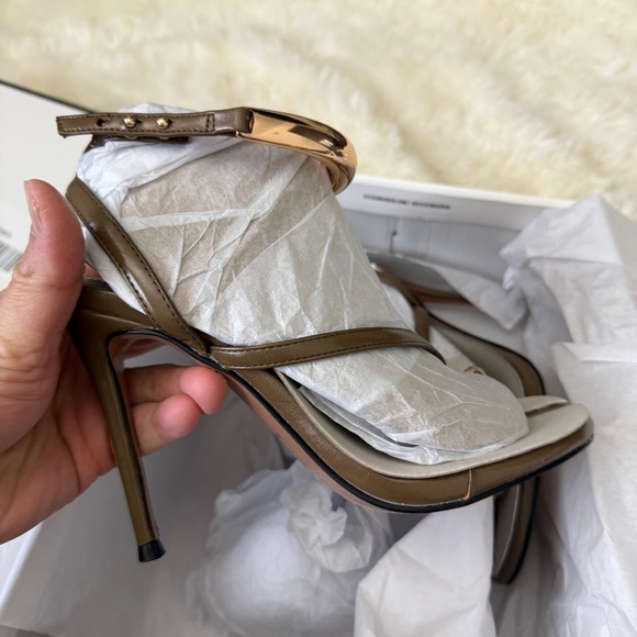 Steve Madden Women's Tia Strappy Heels - Olive - Size 6 - Picture 5 of 14